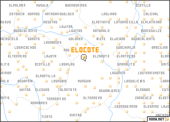 map of El Ocote