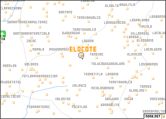 map of El Ocote