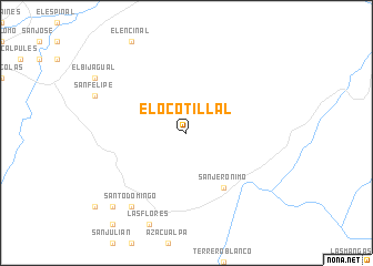 map of El Ocotillal
