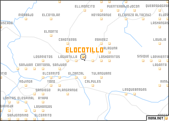 map of El Ocotillo