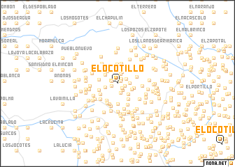 map of El Ocotillo