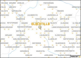 map of El Ocotillo