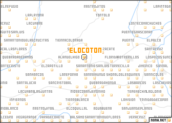 map of El Ocotón