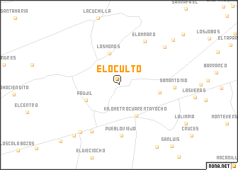 map of El Oculto