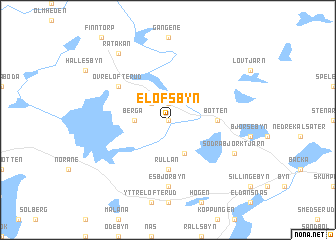 map of Elofsbyn