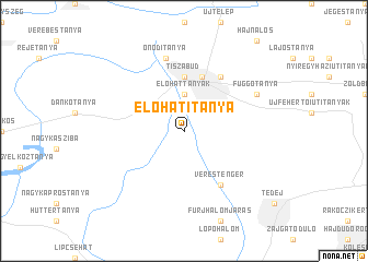 map of Előhátitanya