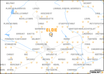 map of Éloie