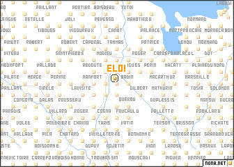 map of Éloi