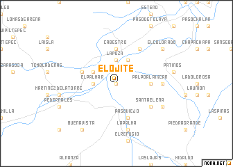 map of El Ojite