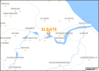 map of El Ojite