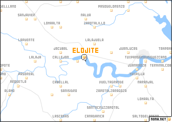 map of El Ojite