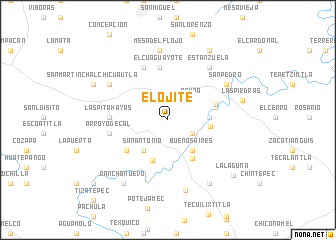 map of El Ojite