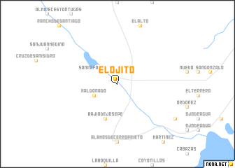 map of El Ojito