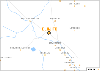 map of El Ojito