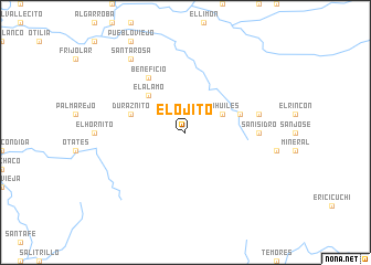 map of El Ojito