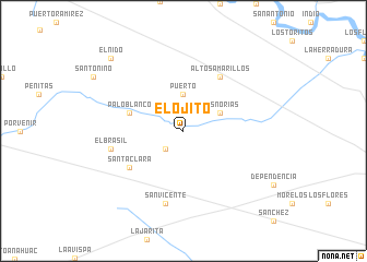 map of El Ojito