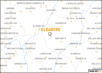 map of El Ojoche