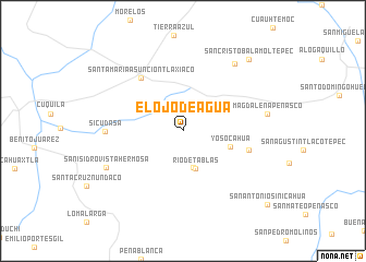 map of El Ojo de Agua