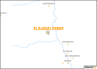 map of El Ojo del Rabón