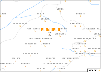 map of El Ojuelo