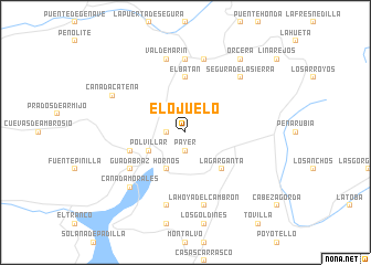map of El Ojuelo