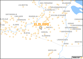 map of El Olimpo