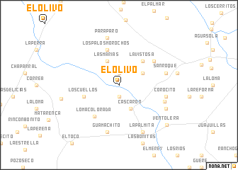 map of El Olivo