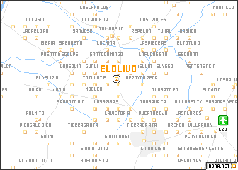 map of El Olivo