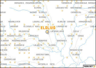 map of El Olivo