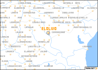 map of El Olivo