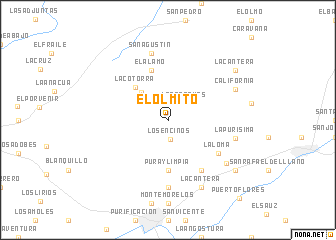 map of El Olmito