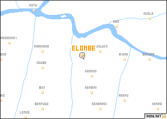 map of Elombe