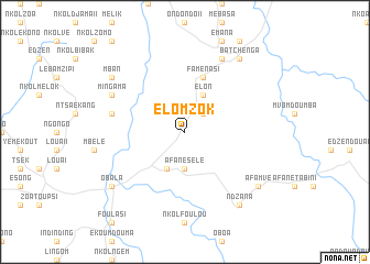 map of Élomzok