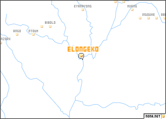 map of Elong Eko