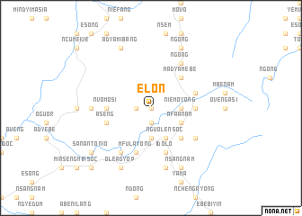 map of Elon