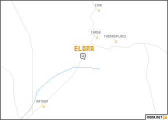 map of Elora