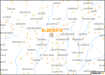 map of El Oriente