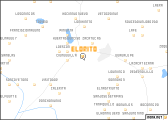 map of El Orito