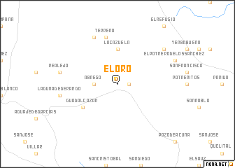 map of El Oro