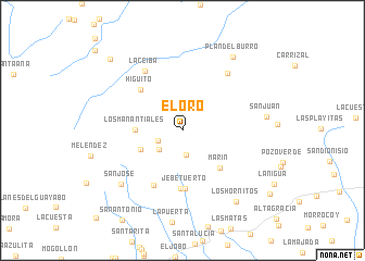 map of El Oro