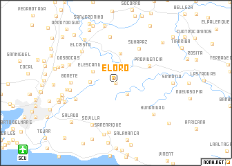 map of El Oro