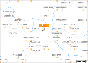 map of El Oro