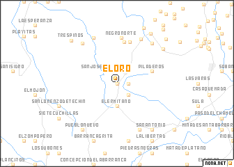 map of El Oro