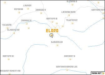 map of El Oro