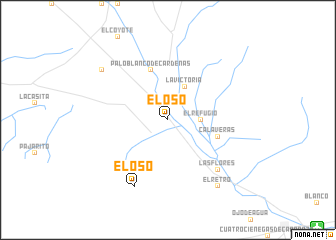 map of El Oso