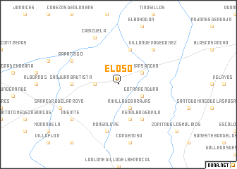 map of El Oso