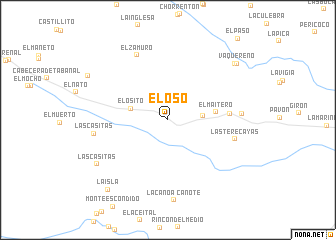 map of El Oso