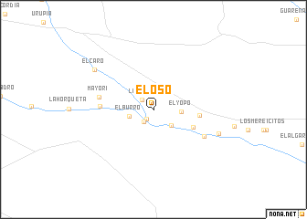 map of El Oso