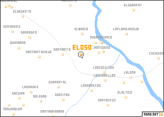 map of El Oso