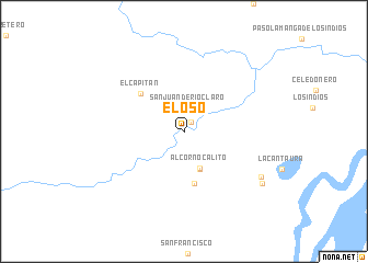 map of El Oso